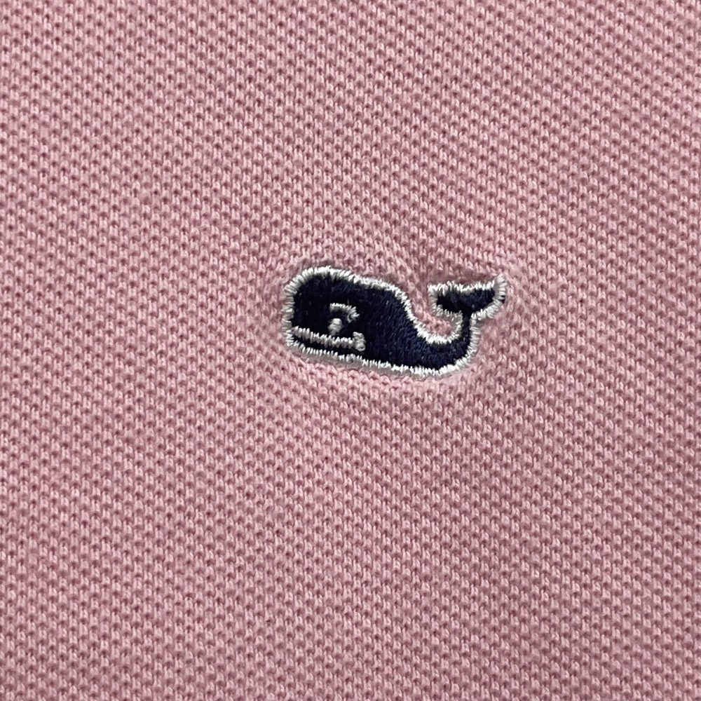 Vineyard Vines Shirt Mens Medium Pink Sankaty Polo Golf Golfer Outdoor Rugby - Picture 5 of 10